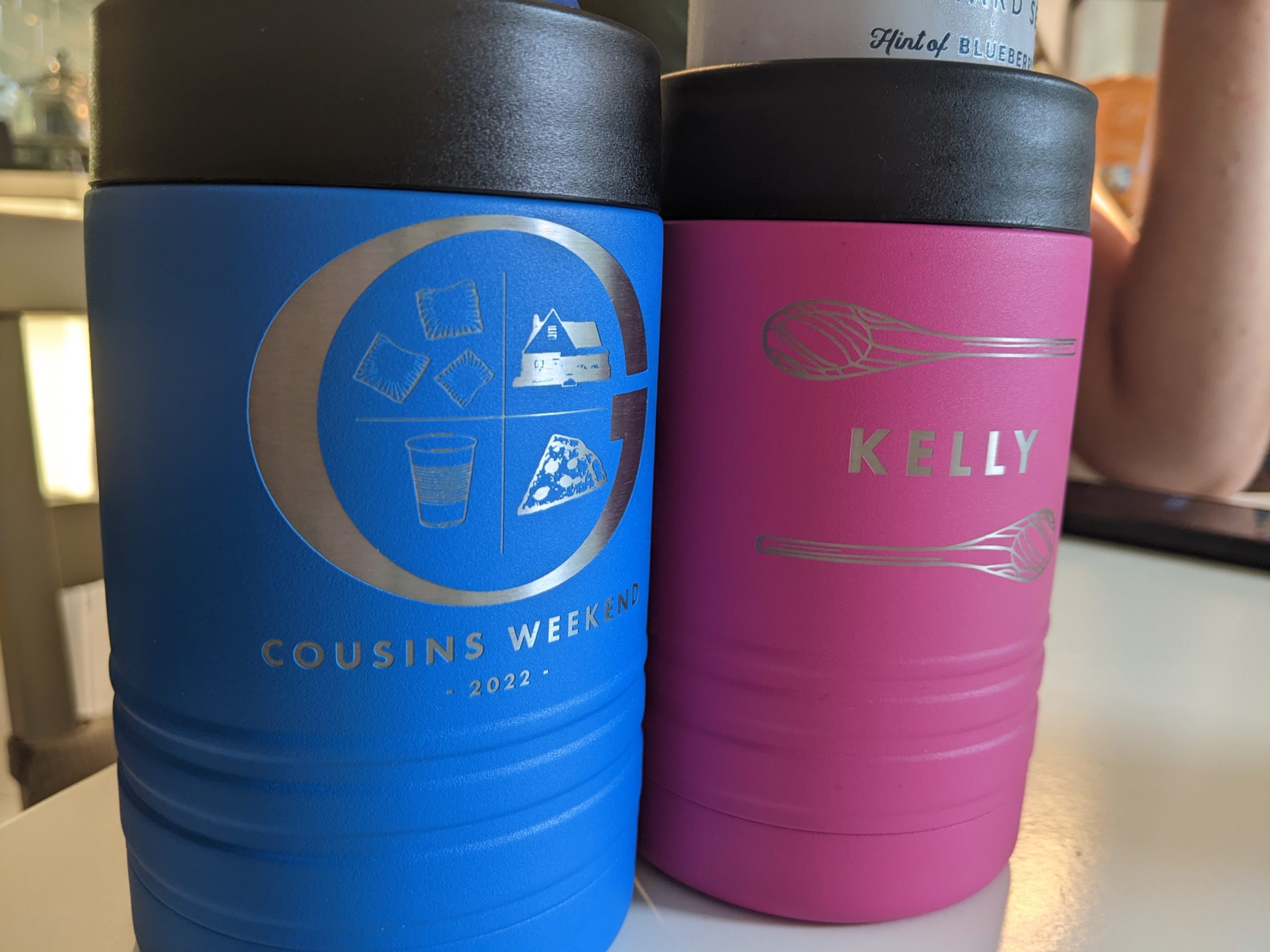 Laser Etched Can Coolers